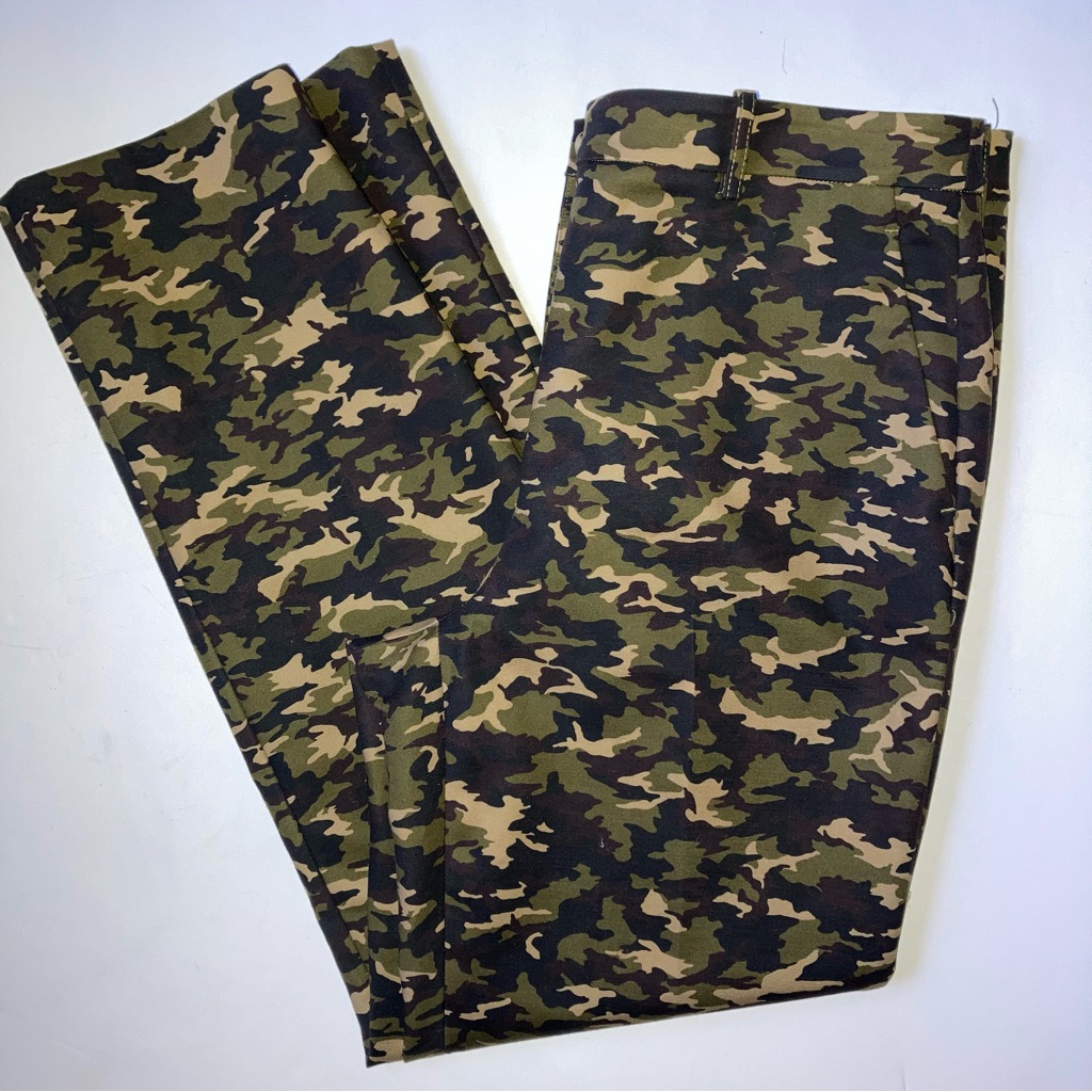 Michael Kors Collection Camouflage Pants Green 4